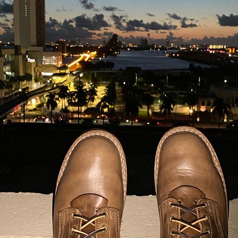 Nicks MTO in Horween Natural Chromexcel