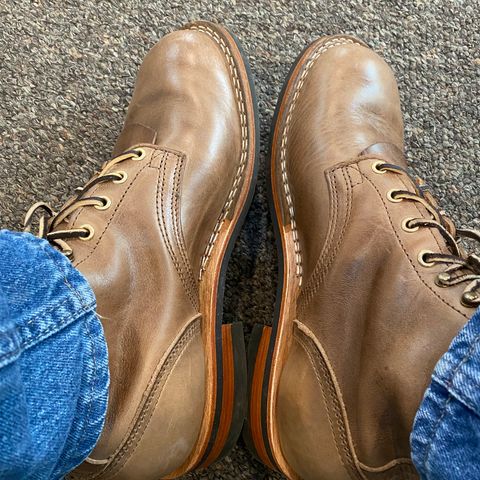 Nicks MTO in Horween Natural Chromexcel