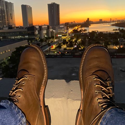 Nicks MTO in Horween Natural Chromexcel