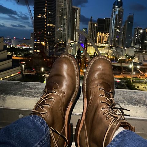 Nicks MTO in Horween Natural Chromexcel