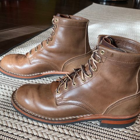 Nicks MTO in Horween Natural Chromexcel