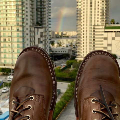Nicks MTO in Horween Natural Chromexcel