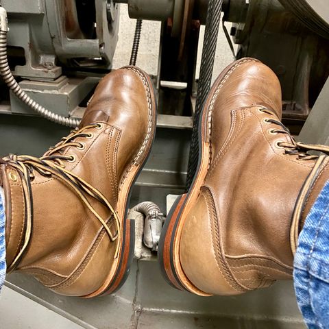 Nicks MTO in Horween Natural Chromexcel