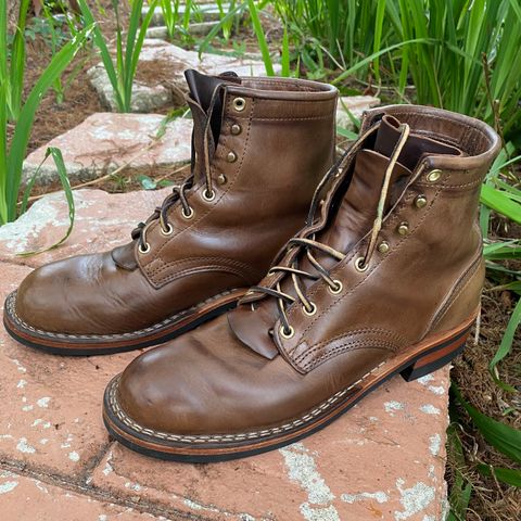 Nicks MTO in Horween Natural Chromexcel