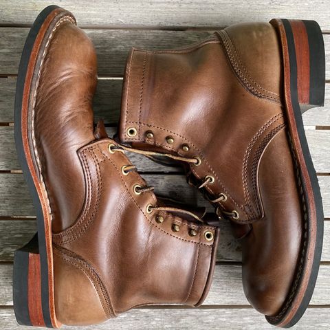 Nicks MTO in Horween Natural Chromexcel