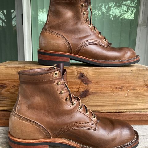 Nicks MTO in Horween Natural Chromexcel