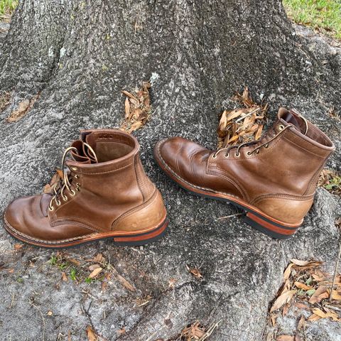 Nicks MTO in Horween Natural Chromexcel