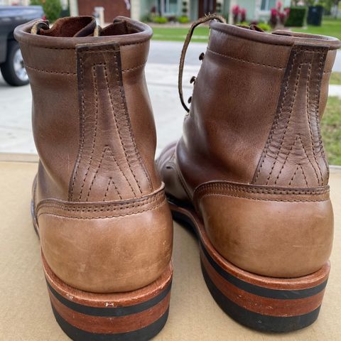 Nicks MTO in Horween Natural Chromexcel