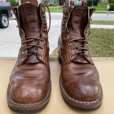 Nicks MTO in Horween Natural Chromexcel