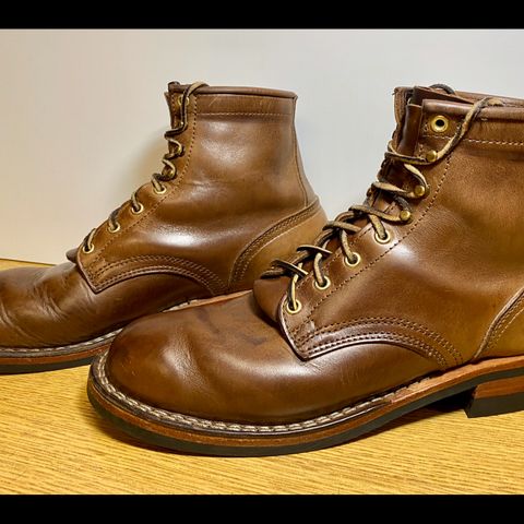 Nicks MTO in Horween Natural Chromexcel