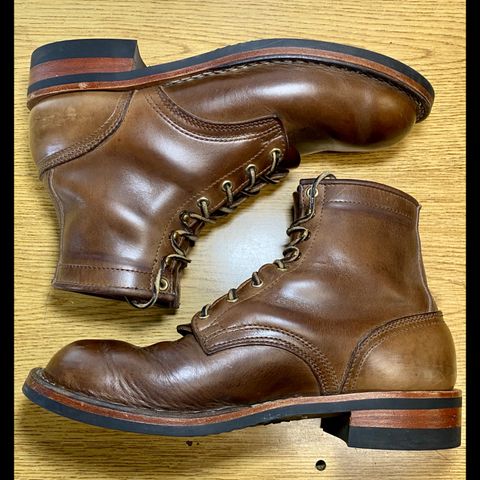 Nicks MTO in Horween Natural Chromexcel