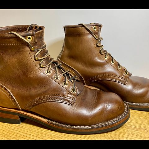Nicks MTO in Horween Natural Chromexcel