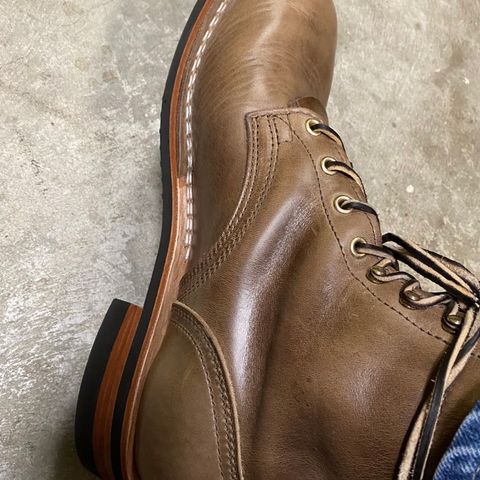 Nicks MTO in Horween Natural Chromexcel