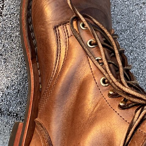 Nicks MTO in Horween Natural Chromexcel