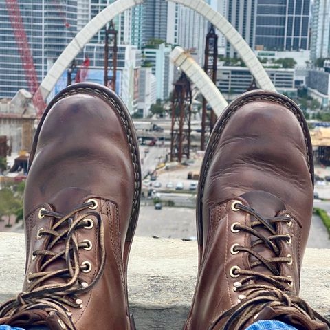 Nicks MTO in Horween Natural Chromexcel