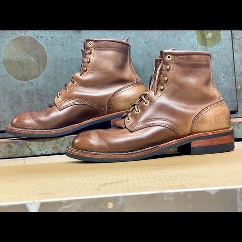 Nicks MTO in Horween Natural Chromexcel