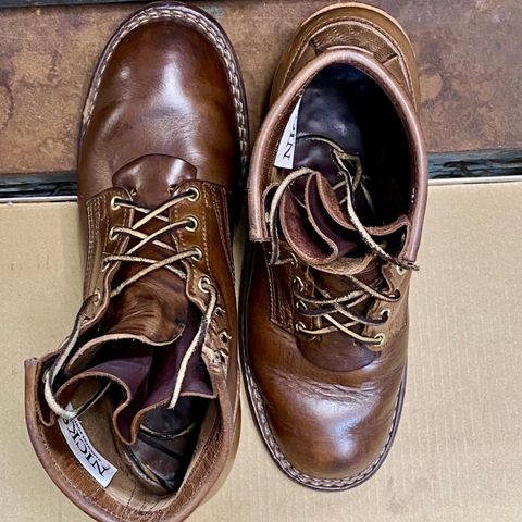 Nicks MTO in Horween Natural Chromexcel