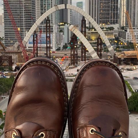 Nicks MTO in Horween Natural Chromexcel