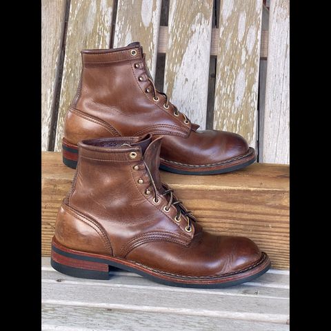 Nicks MTO in Horween Natural Chromexcel