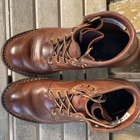 Nicks MTO in Horween Natural Chromexcel