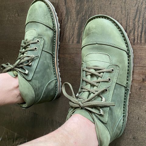 Jim Green African Ranger Barefoot Boot in Jim Green / Houston Green