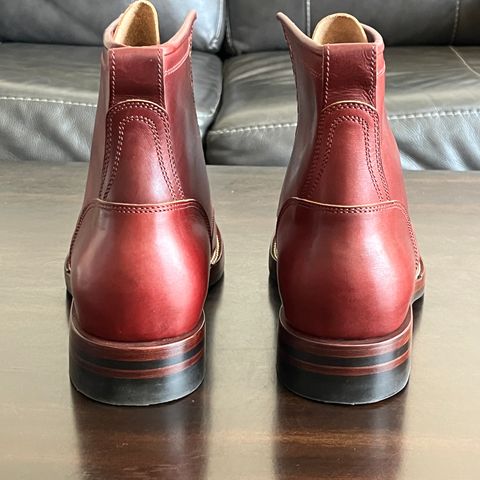 Caswell Garrett in Gallun Burgundy Viking Calf
