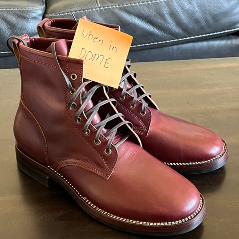 Caswell Garrett in Gallun Burgundy Viking Calf