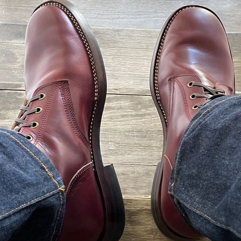 Caswell Garrett in Gallun Burgundy Viking Calf
