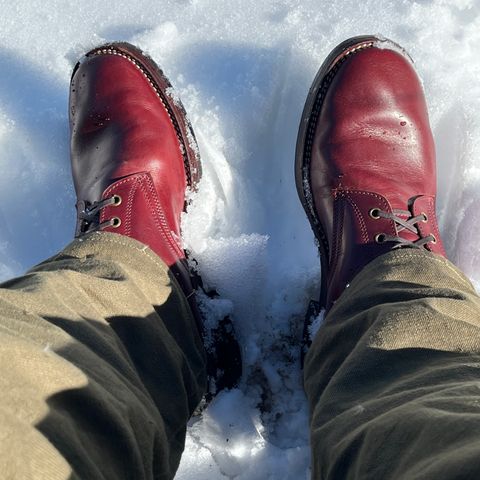 Caswell Garrett in Gallun Burgundy Viking Calf