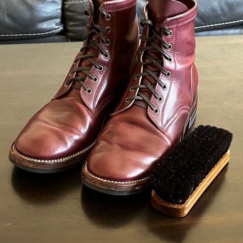 Caswell Garrett in Gallun Burgundy Viking Calf