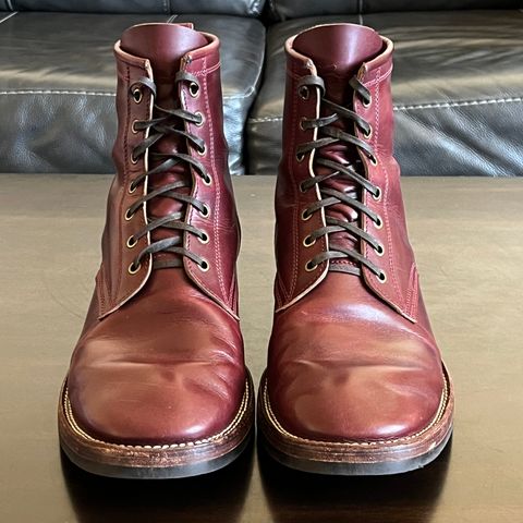 Caswell Garrett in Gallun Burgundy Viking Calf