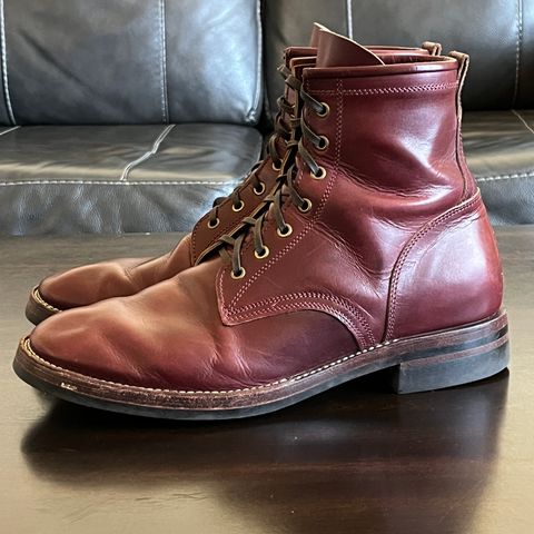 Caswell Garrett in Gallun Burgundy Viking Calf
