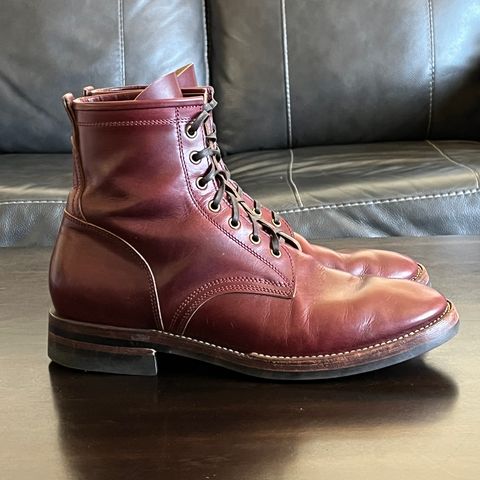 Caswell Garrett in Gallun Burgundy Viking Calf