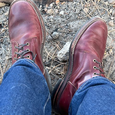 Caswell Garrett in Gallun Burgundy Viking Calf