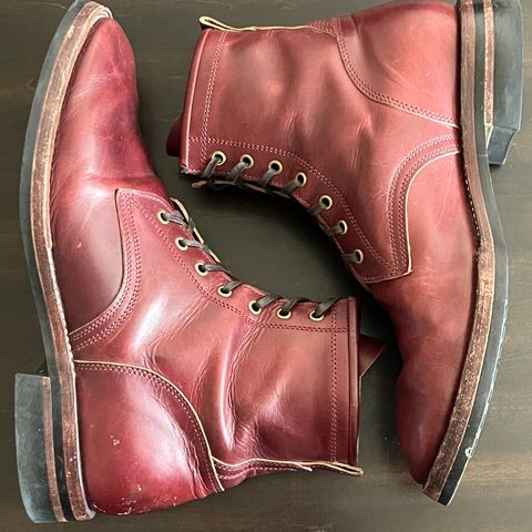 Caswell Garrett in Gallun Burgundy Viking Calf