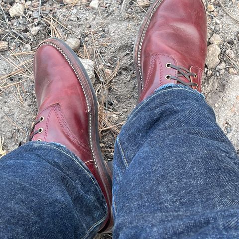 Caswell Garrett in Gallun Burgundy Viking Calf