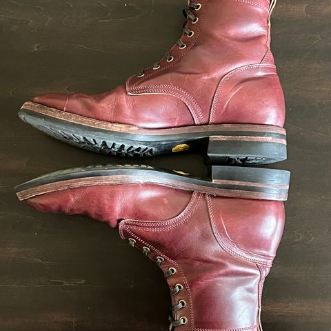 Caswell Garrett in Gallun Burgundy Viking Calf