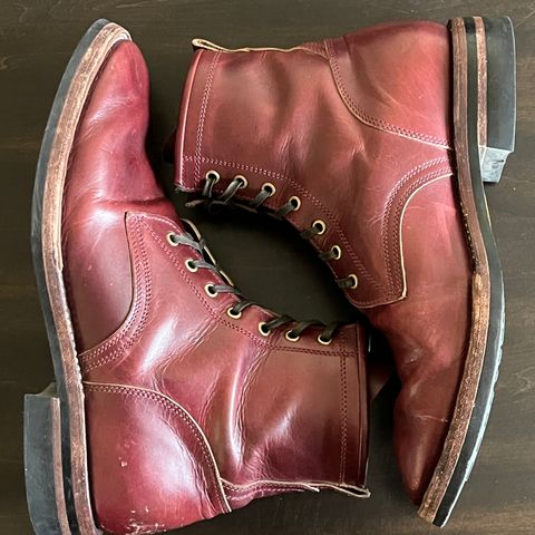 Caswell Garrett in Gallun Burgundy Viking Calf