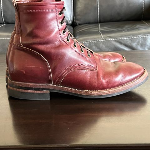 Caswell Garrett in Gallun Burgundy Viking Calf