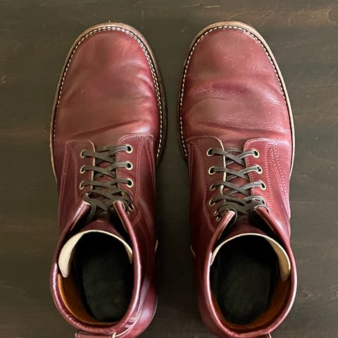 Caswell Garrett in Gallun Burgundy Viking Calf