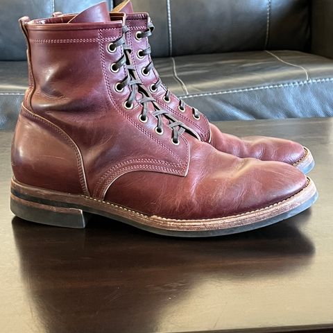 Caswell Garrett in Gallun Burgundy Viking Calf