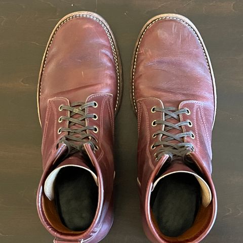 Caswell Garrett in Gallun Burgundy Viking Calf