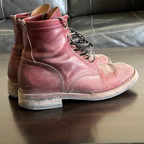 Caswell Garrett in Gallun Burgundy Viking Calf