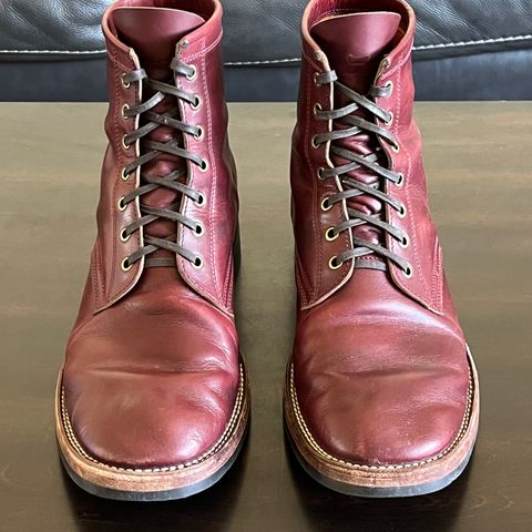 Caswell Garrett in Gallun Burgundy Viking Calf