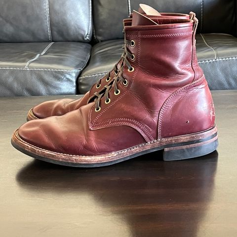 Caswell Garrett in Gallun Burgundy Viking Calf