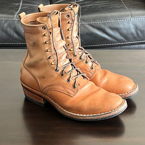 Frank's Wilshire in J&FJ Baker Natural Oak Bark Tanned Harness