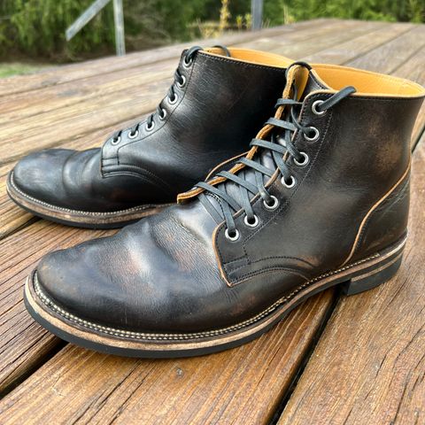 Search result thumbnail of Viberg Service Boot in Shinki Black Oiled Horsebutt