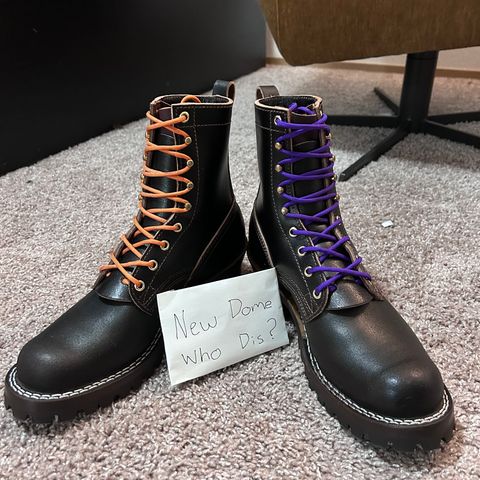 Nicks Lace Up Heritage in Horween Brown Waxed Flesh