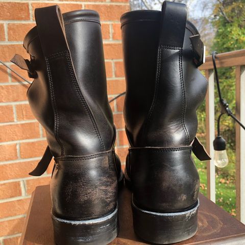 Viberg Engineer in Maryam Black Horsebutt