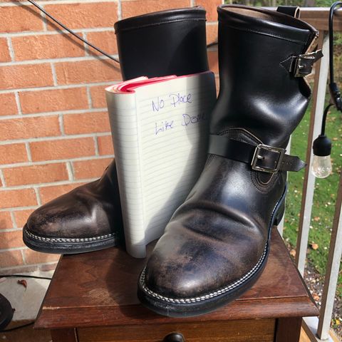 Viberg Engineer in Maryam Black Horsebutt